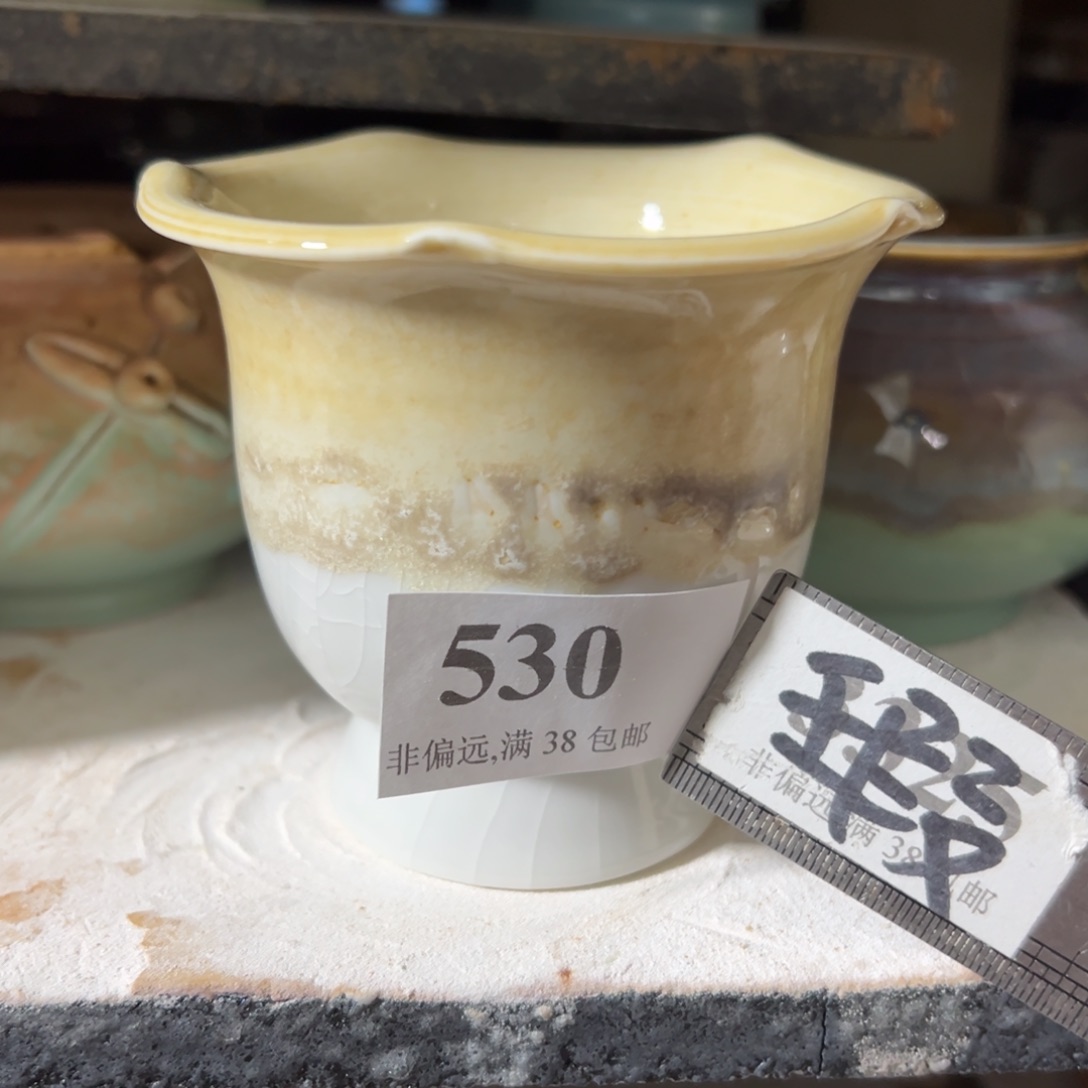 红陶瑕疵景德镇手工花盆