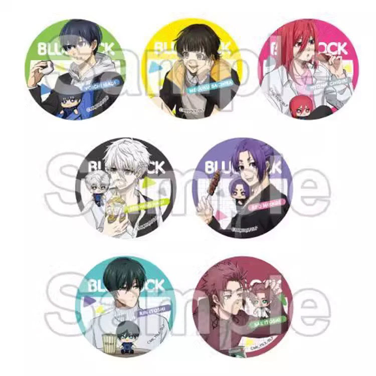 蓝色监狱游食 吃东西吧唧徽章