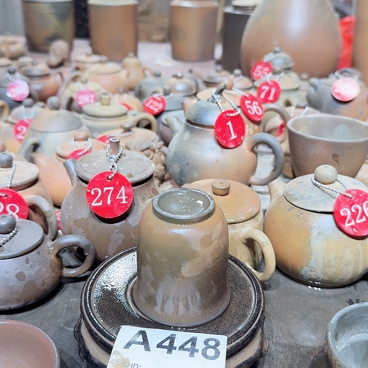 茶壶紫砂坭兴陶柴烧