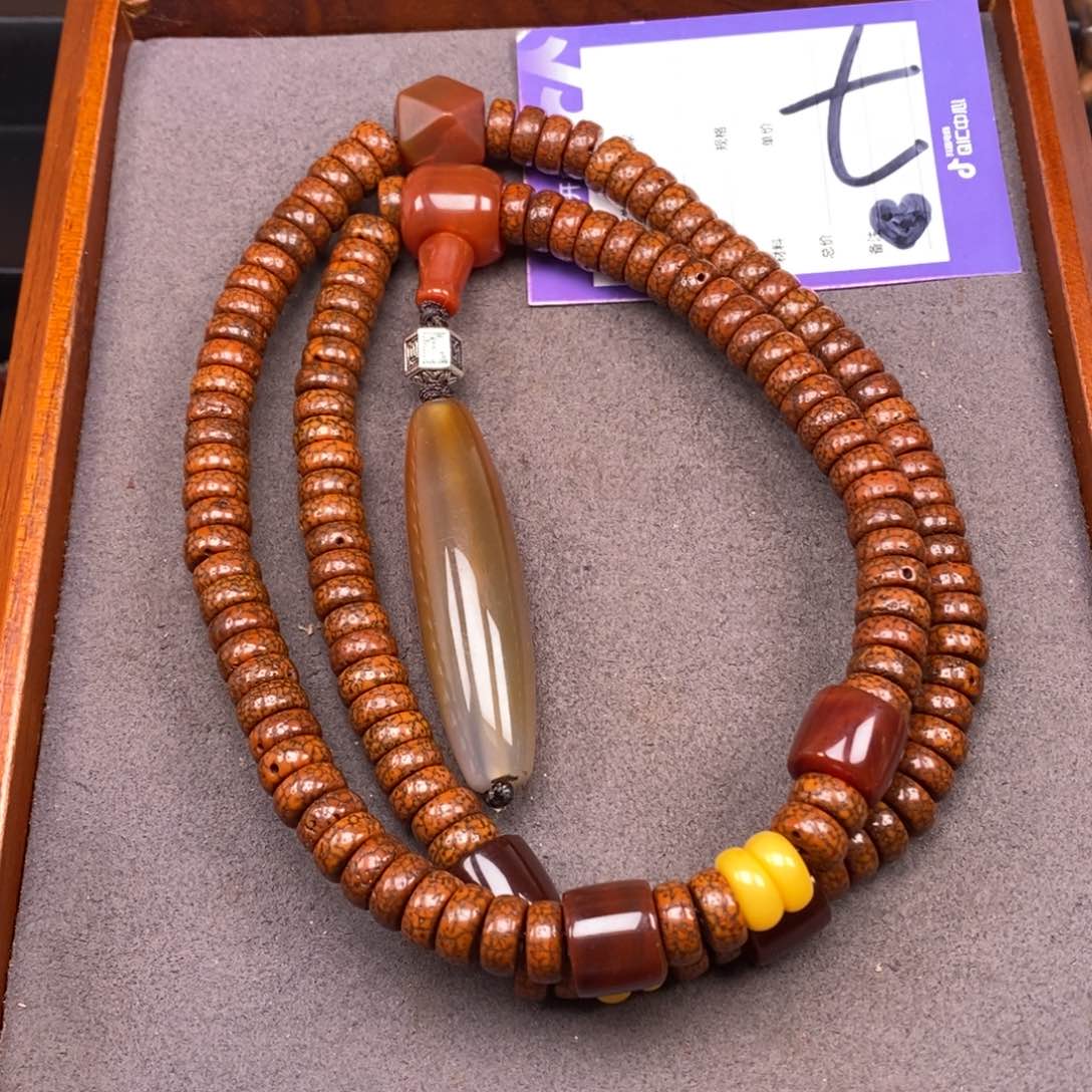 星月菩提吊坠正**入星yue