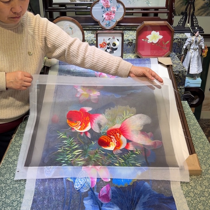 洞***天刺绣手工苏绣工艺