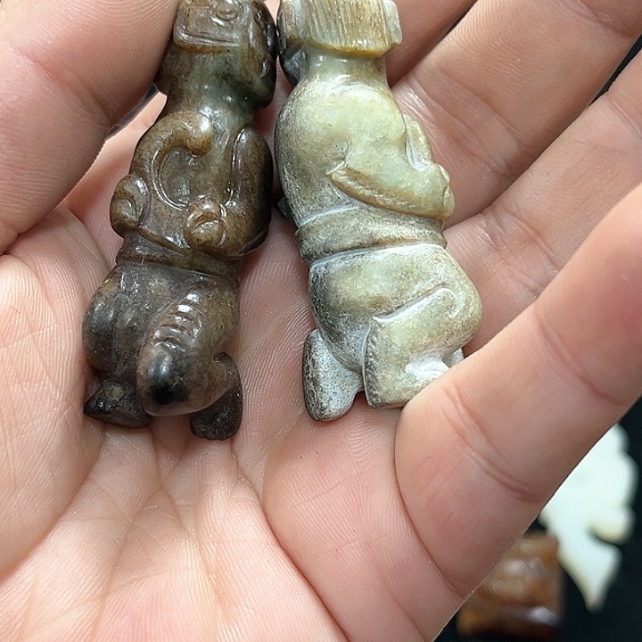 和田玉挂件未镶嵌对****！