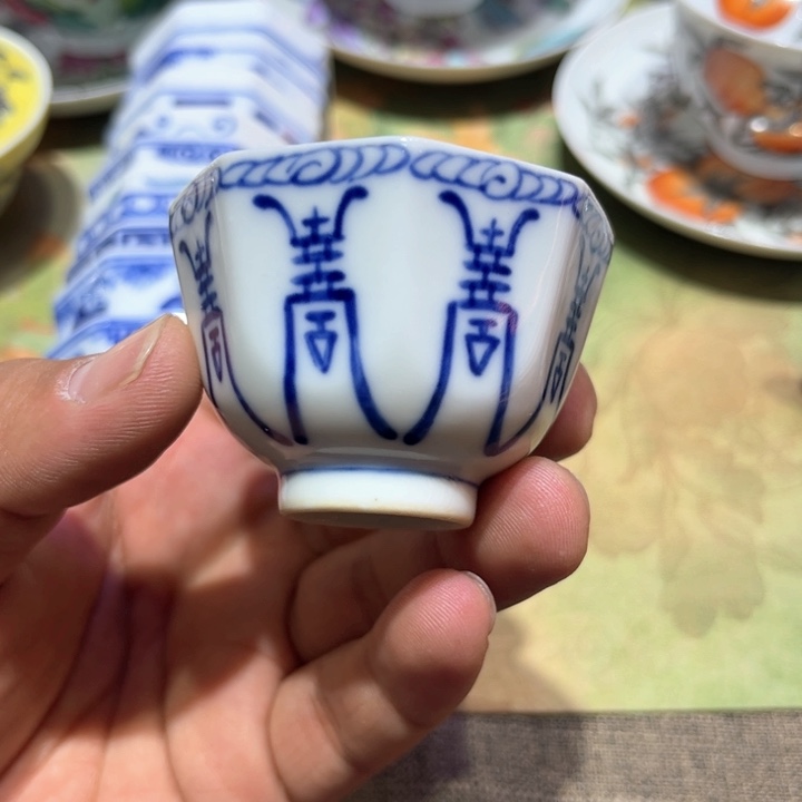 纯手绘精品盖碗杯