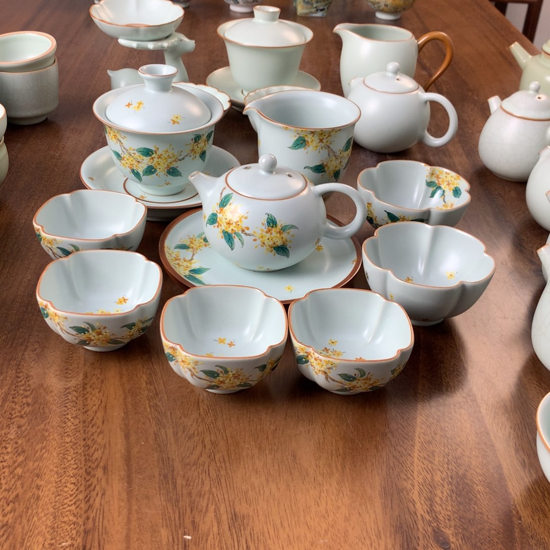 好*景仙南汝窑金桂飘香套组