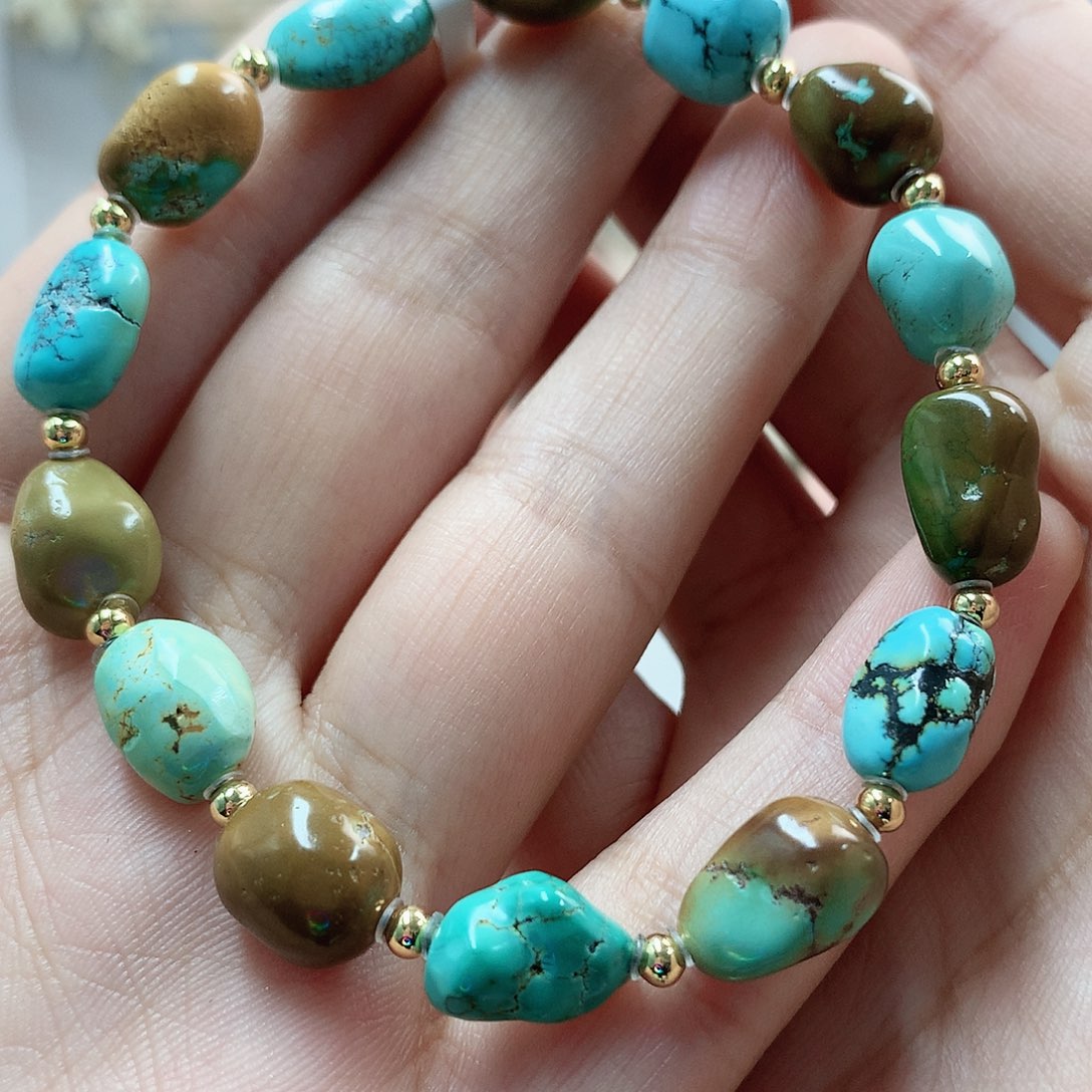 未镶嵌绿松石珠宝奇石