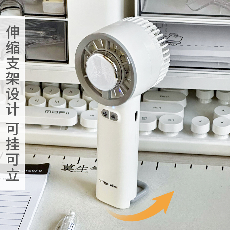 桌面小风扇迷你静音办公室桌上学生宿舍便携式usb充电制冷电风扇