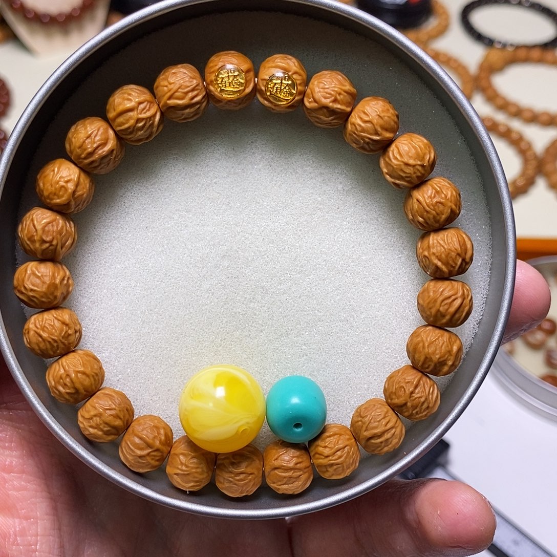 手串猴头核桃全品双标款毒液 尺寸10左右 馒头料➕配饰