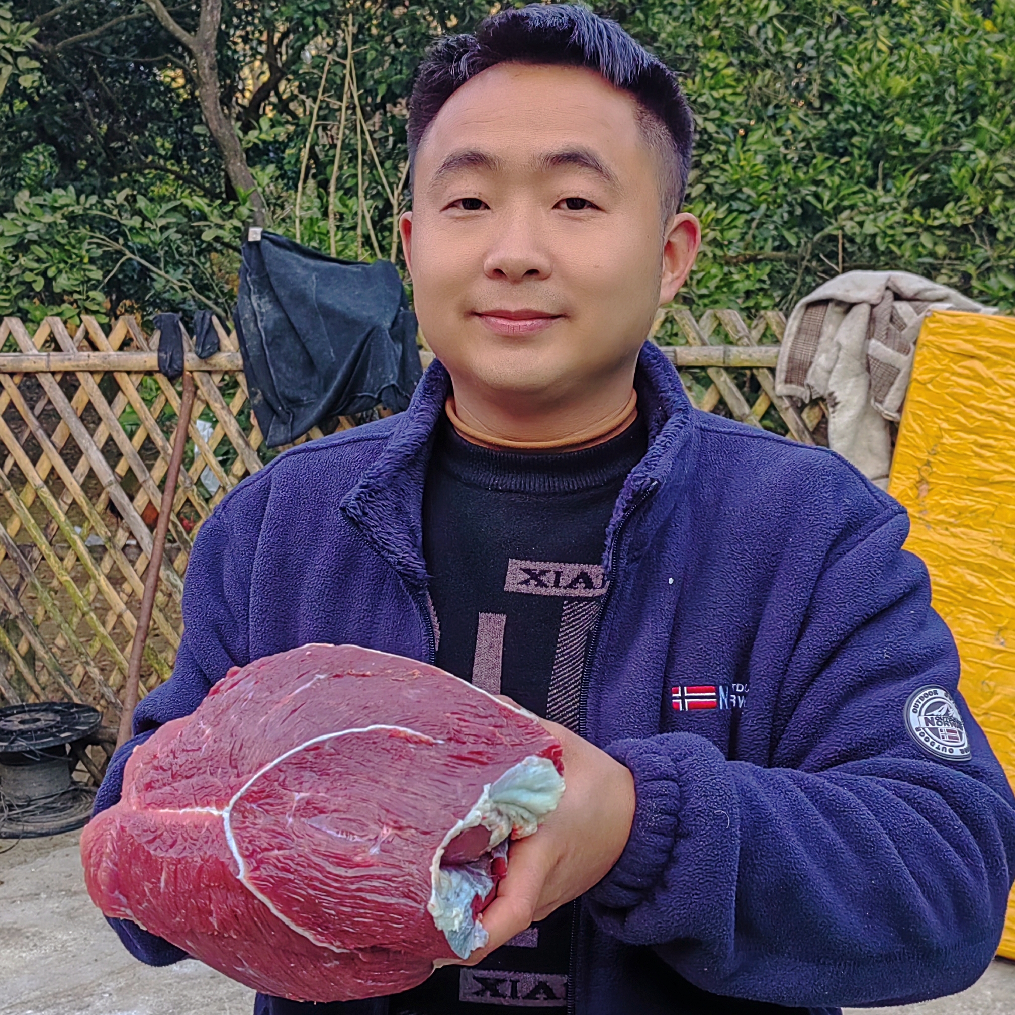恩施硒都新鲜现切正宗土黄牛肉（默认中通快递）