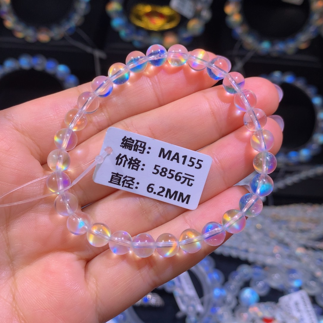 月光石手链未镶嵌MA155#6.2mm