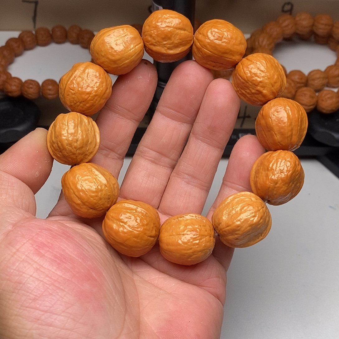 木质文玩核桃2.3木鱼元宝