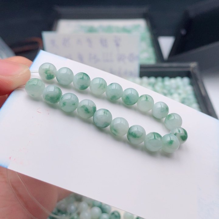 い***萄翡翠未镶嵌手链多样性
