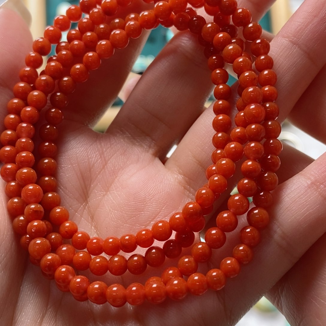 南红玛瑙颈饰未镶嵌