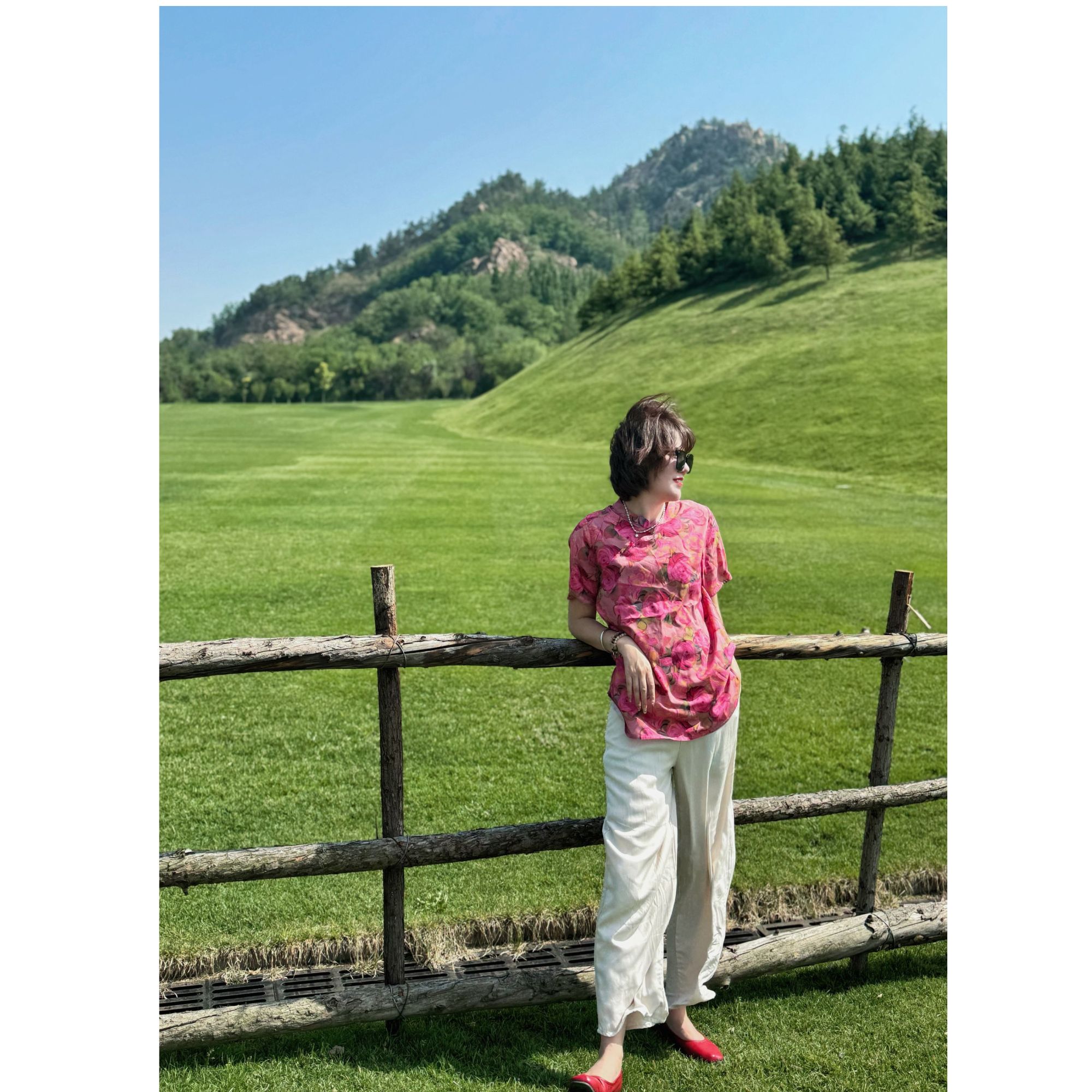 木子静-「嬛嬛」新中式复古大气优雅感国风棉绸上衣-B