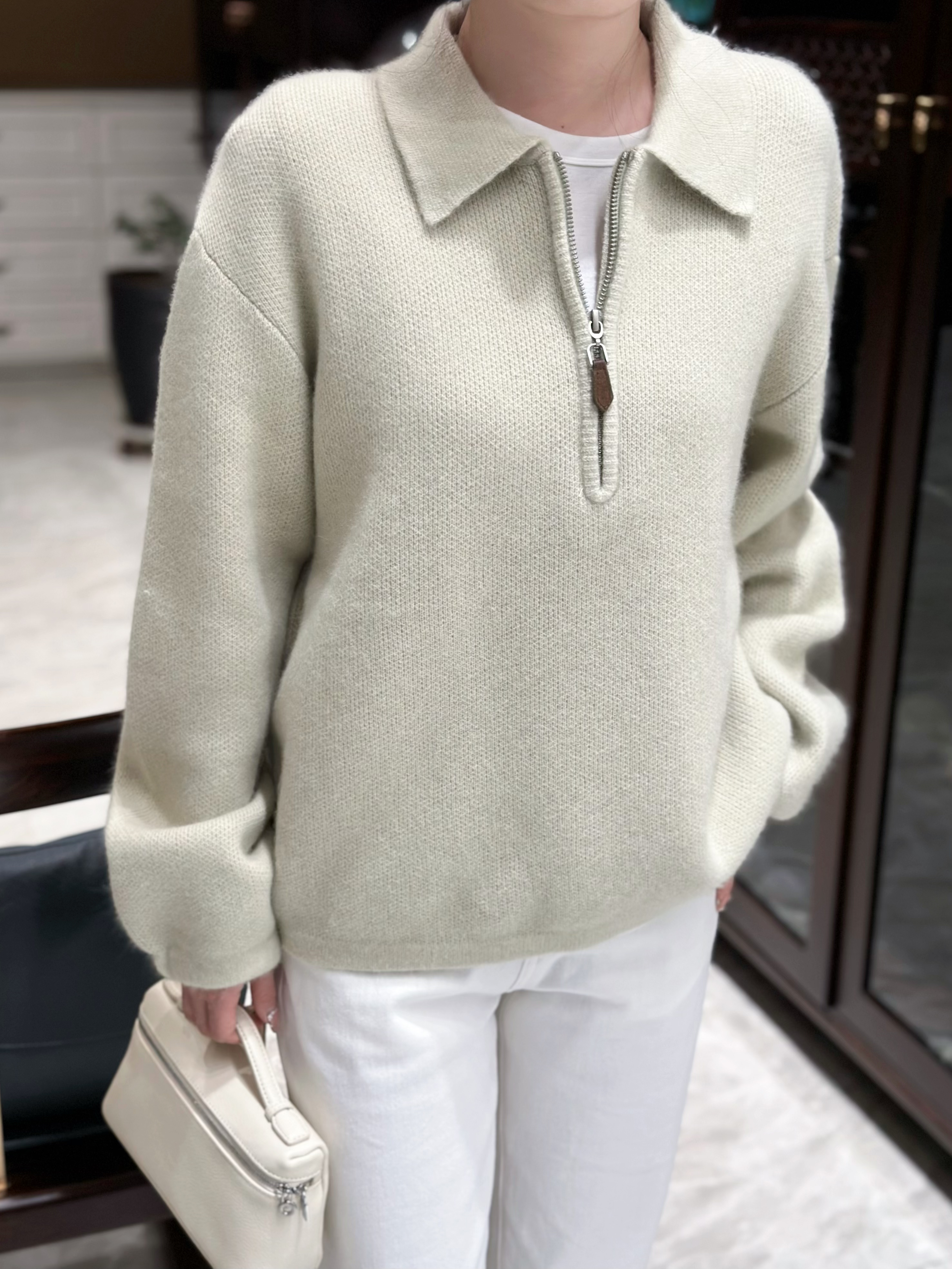【启恒】2791翻领针织毛衫