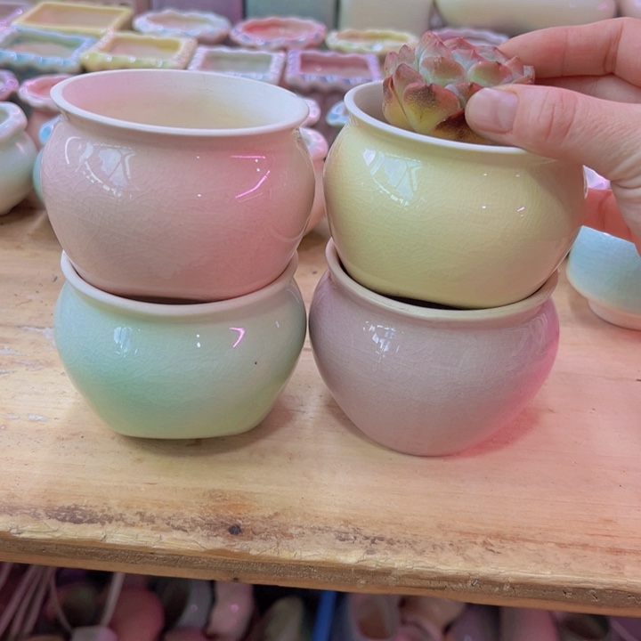 陶瓷花盆当场凑满12包邮