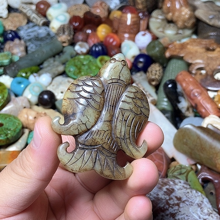 和田玉未镶嵌颈饰168