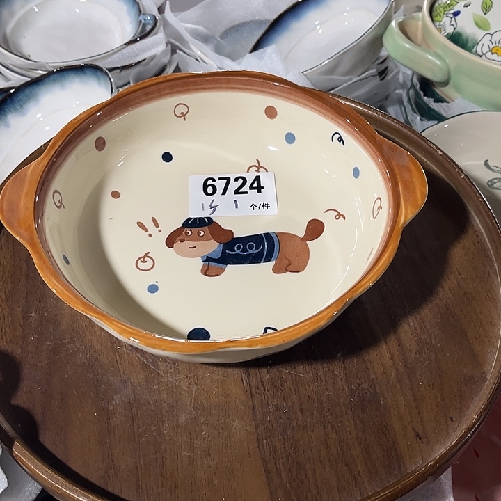 瓷微瑕外贸餐具6724