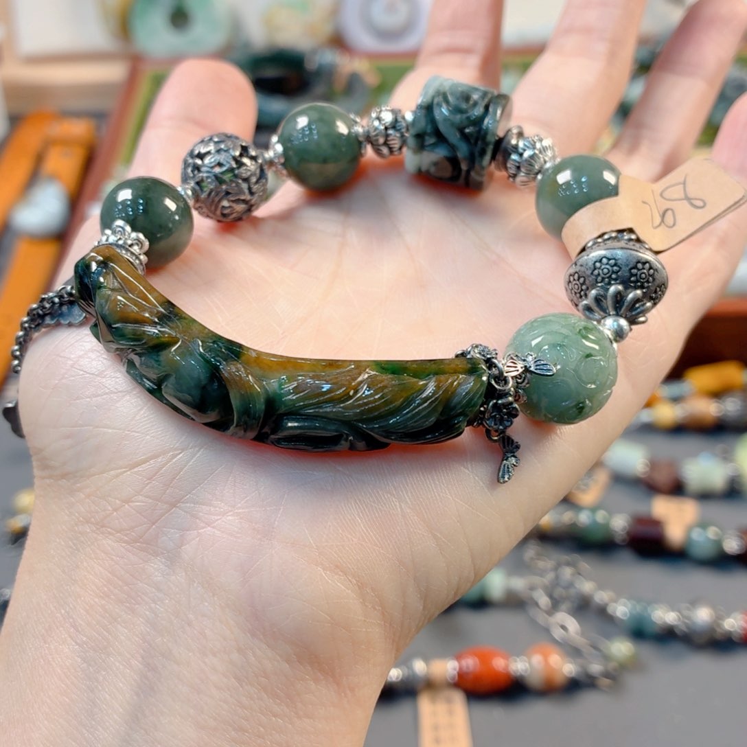 安****未镶嵌手链翡翠手串