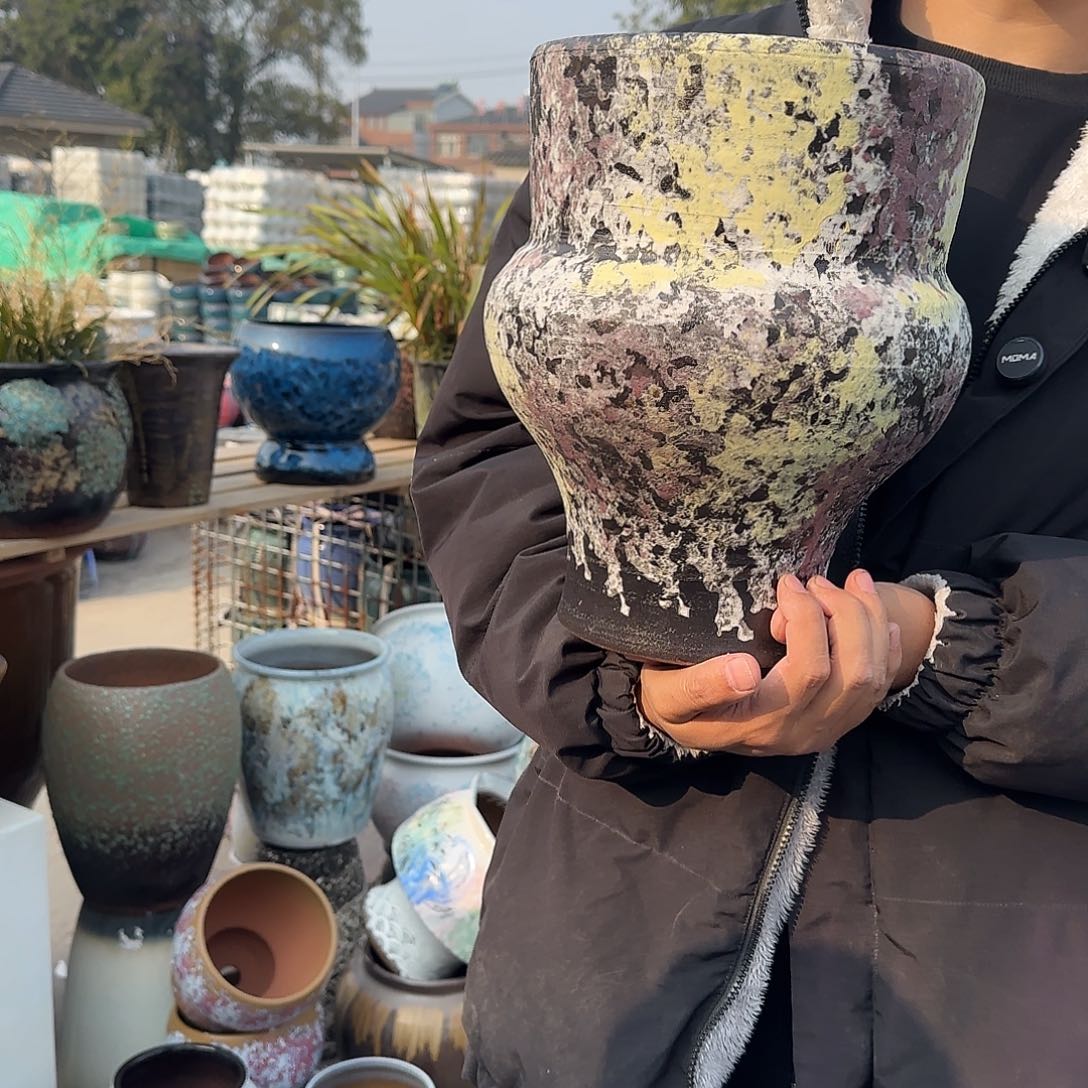 紫砂花盆王老板花盆1230-677