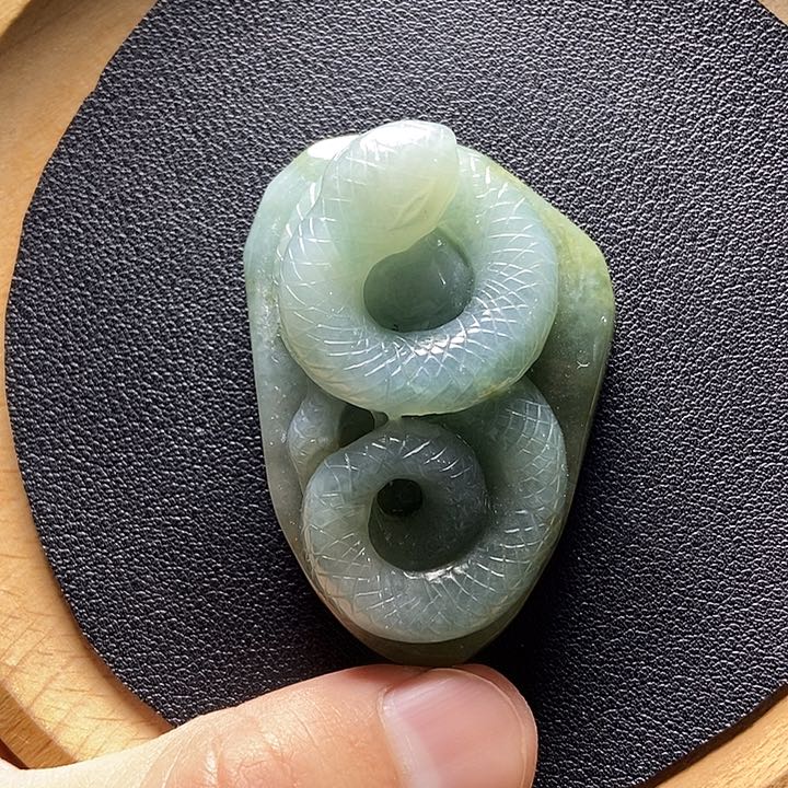 翡翠颈饰未镶嵌缅甸a货