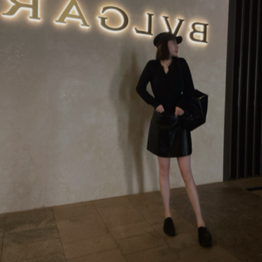 大牌BV编织皮小A裙