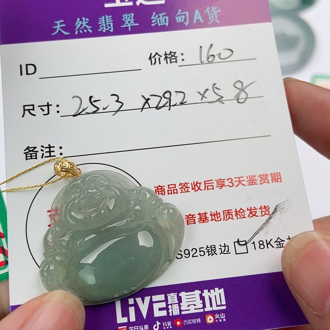 翡翠颈饰未镶嵌天然