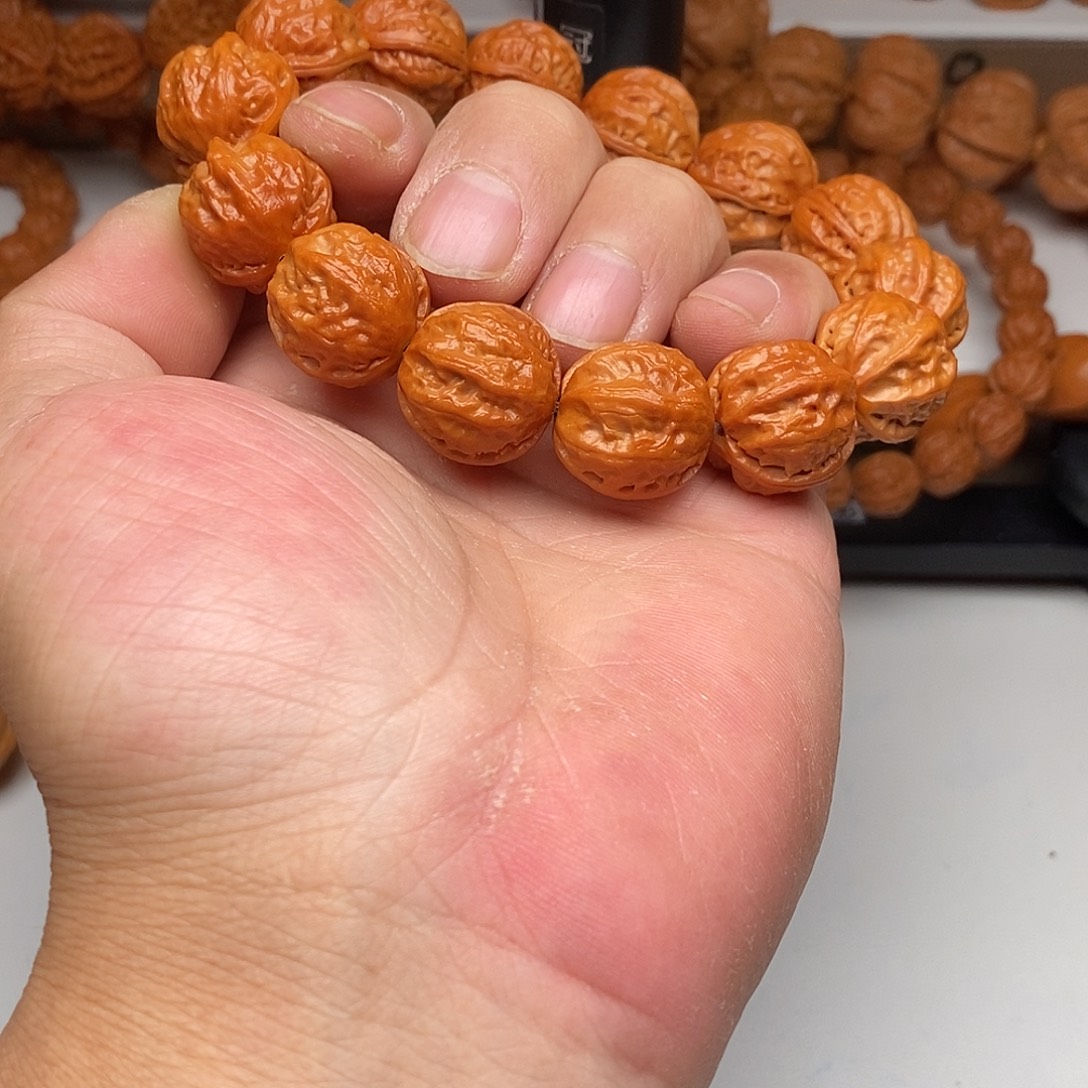 文玩核桃手串文玩核桃1.9粗筋八棱