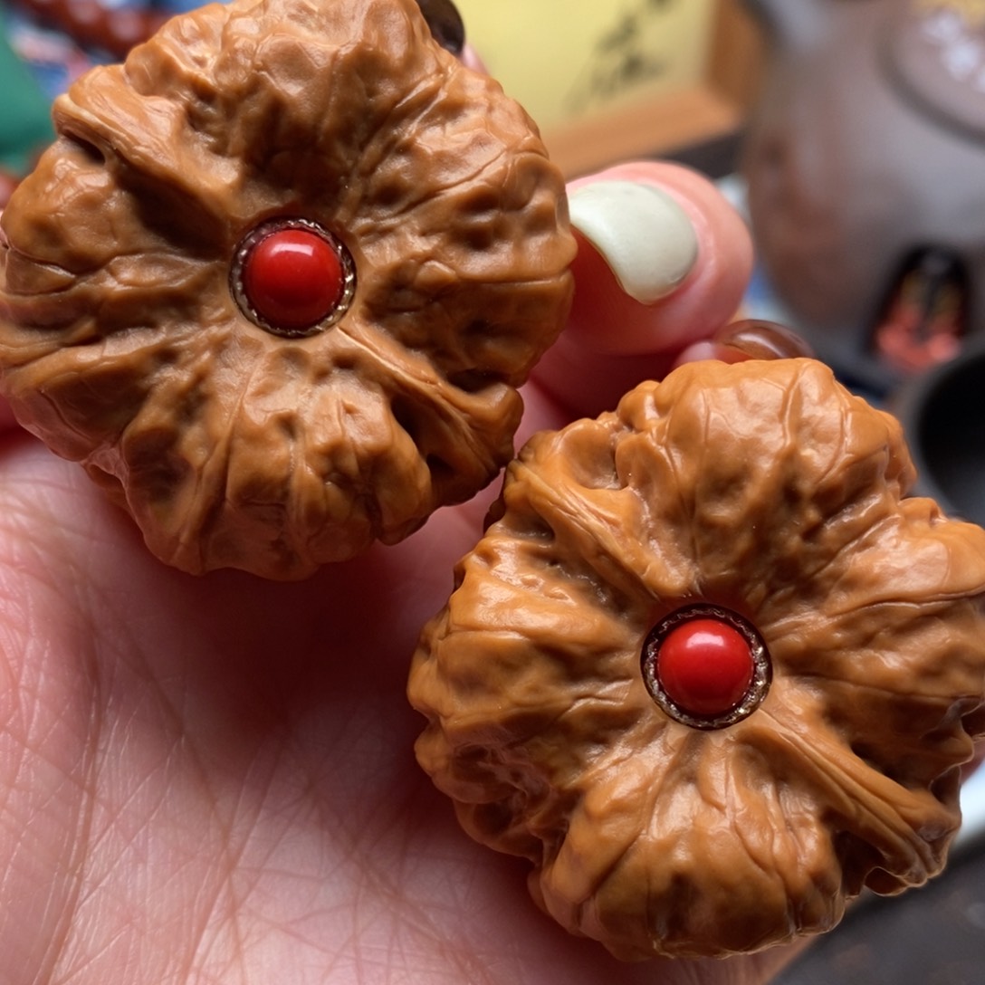 把件文玩核桃39尺寸蛤蟆头