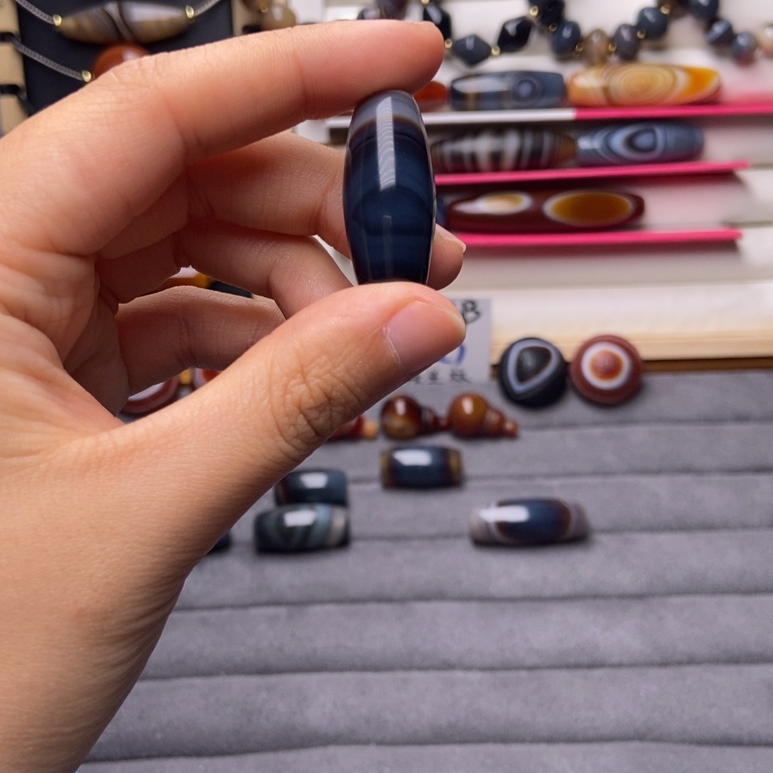 随***忘玛瑙/玉髓合金颈饰