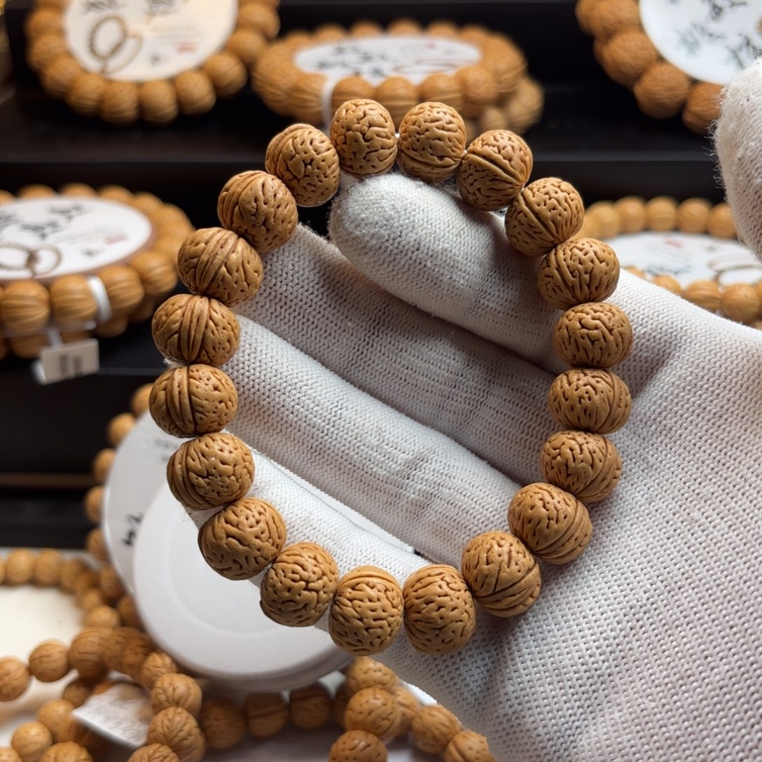 格***局菩提籽类桃核矮壮精品手串