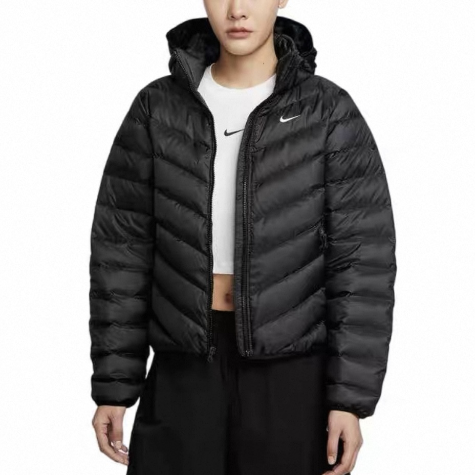 NIKE/耐克女子冬季新款经典简约运动休闲羽连帽绒服连帽HV5106010