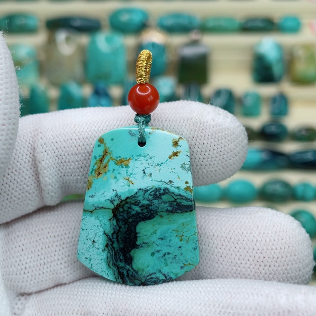 绿松石珠宝奇石未镶嵌