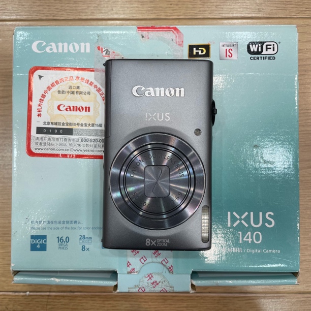 9新 Canon/佳能 ixus140 二手商品no退换