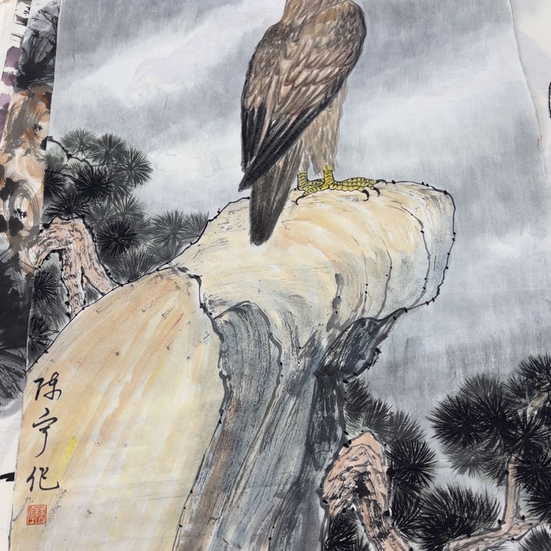 国画国画老师作品刘
