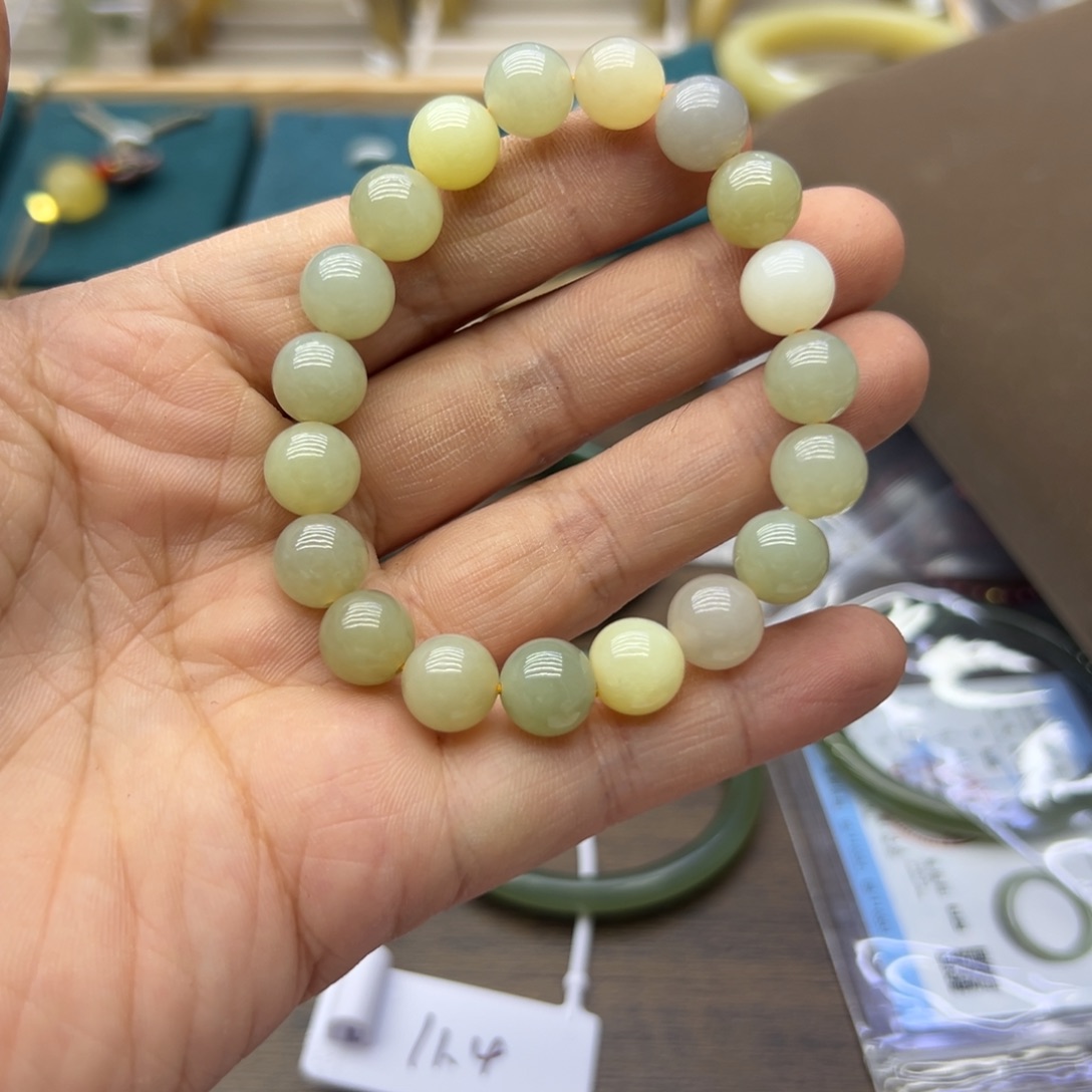 和田玉未镶嵌手链619