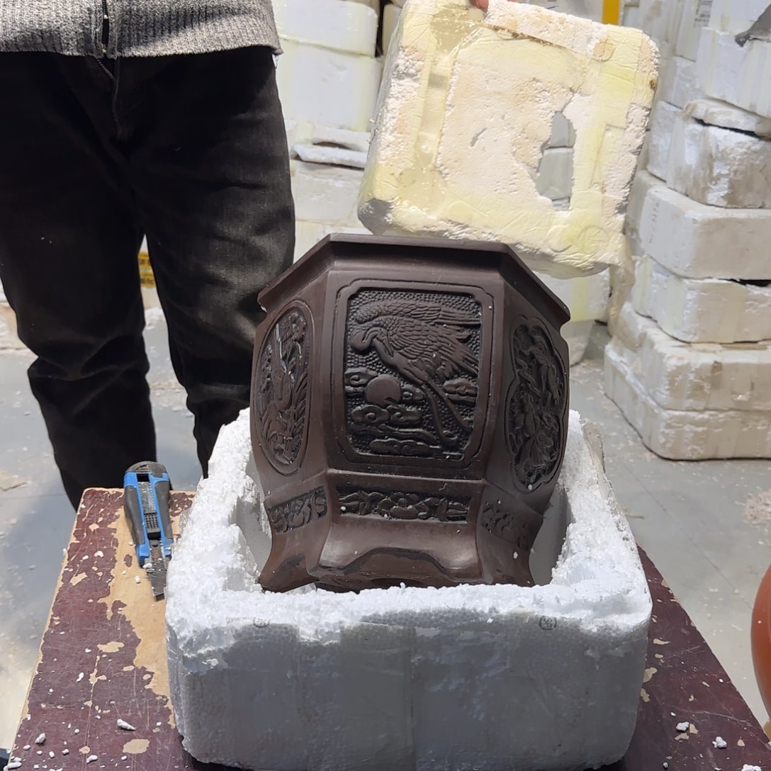 紫砂花盆瑕疵和瑕疵