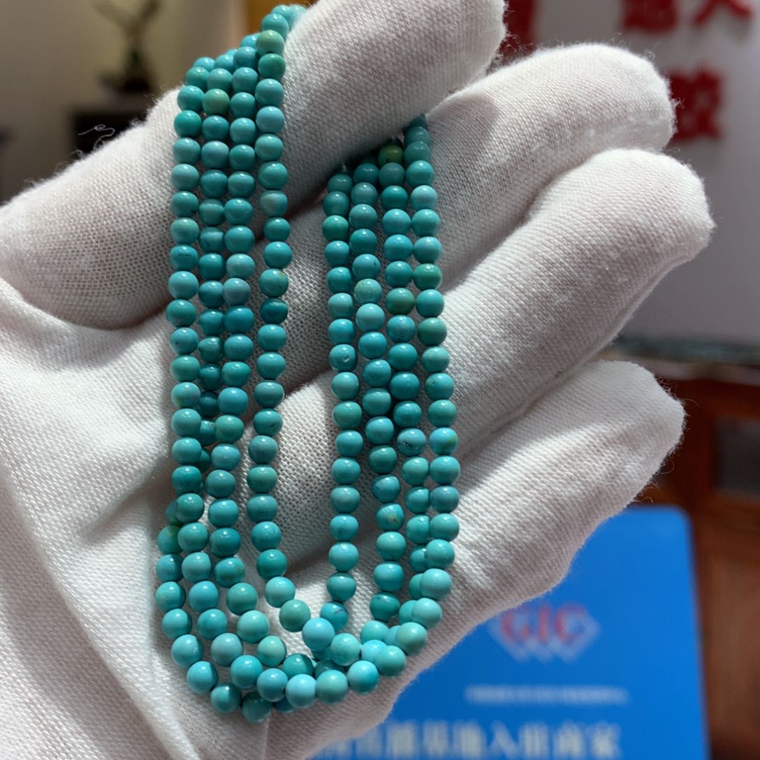 绿松石长链未镶嵌