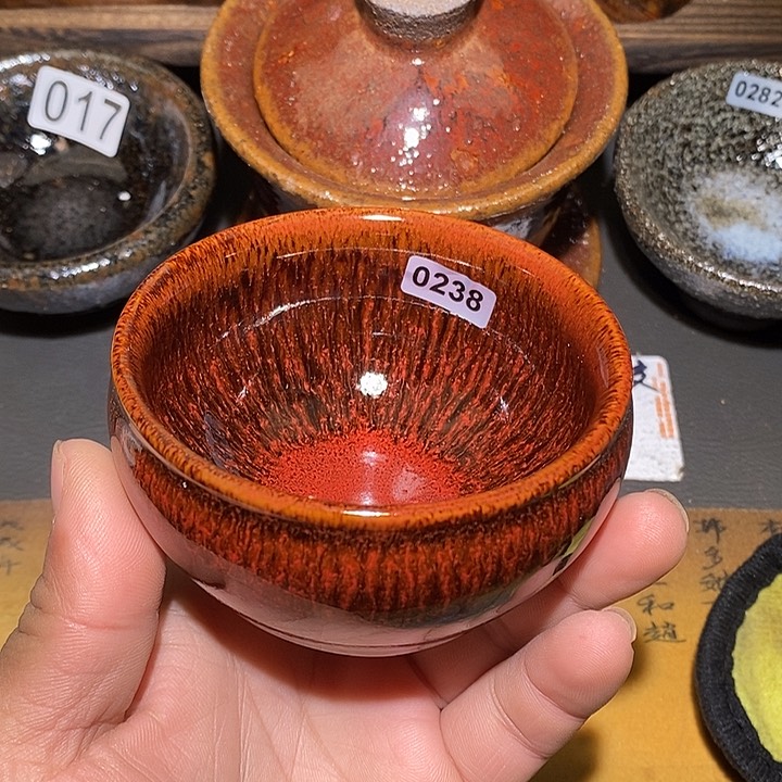 茶盏微瑕建盏主人杯子