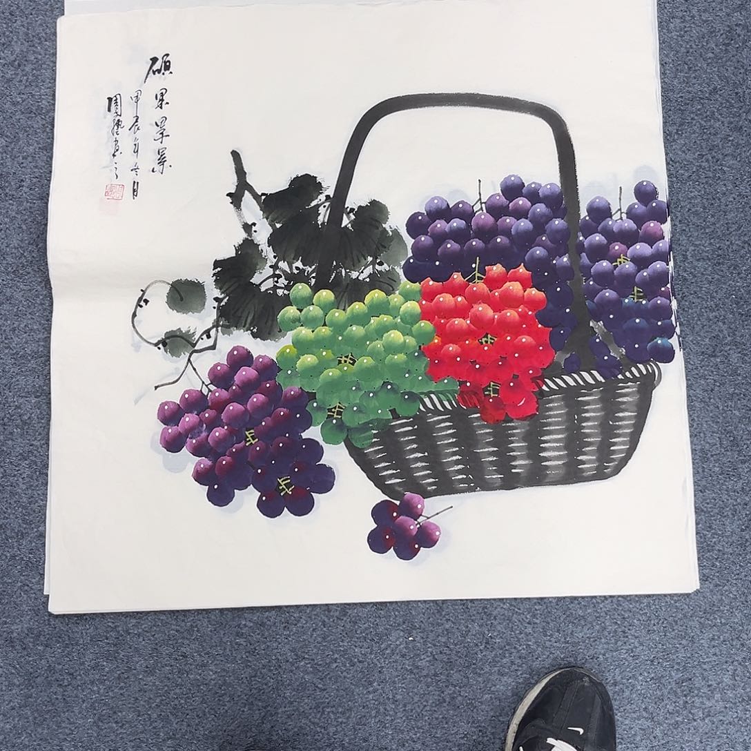 国画宣纸国画作品纯手绘