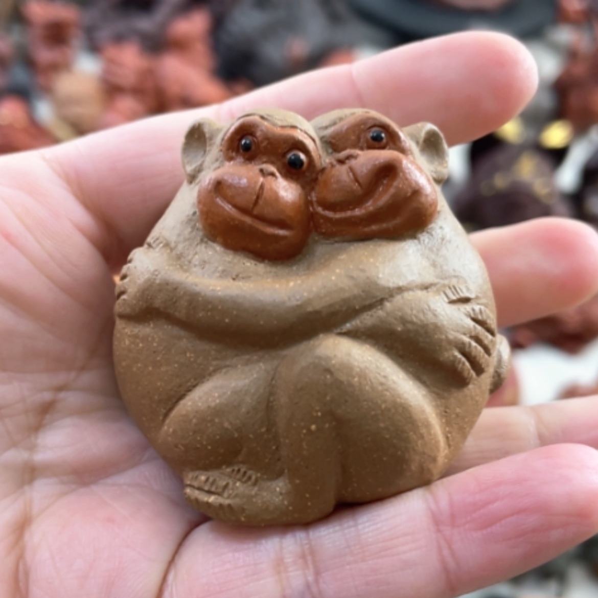 【闪购商品】紫砂茶宠紫砂猴子