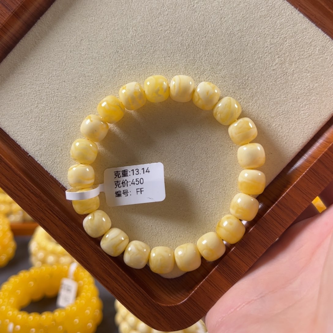 裸石蜜蜡未镶嵌10mm焦皮满蜜满蜡虎皮纹老型ff