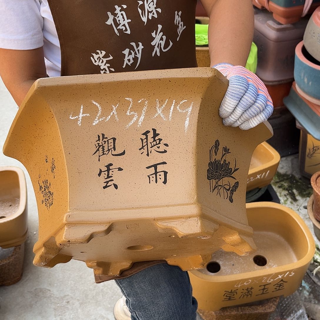 紫砂花盆盆景艺术