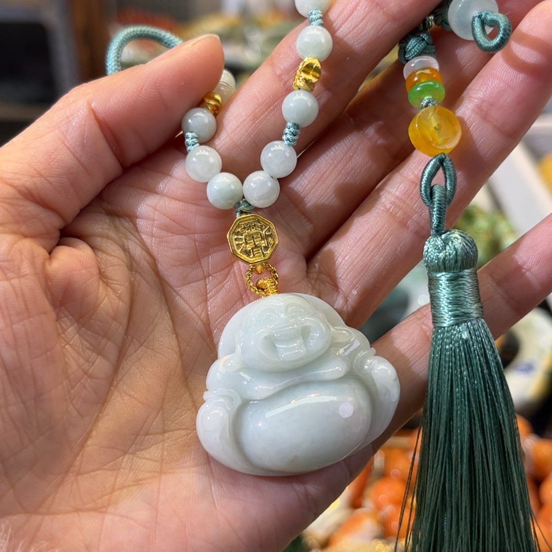 翡翠颈饰未镶嵌待编款