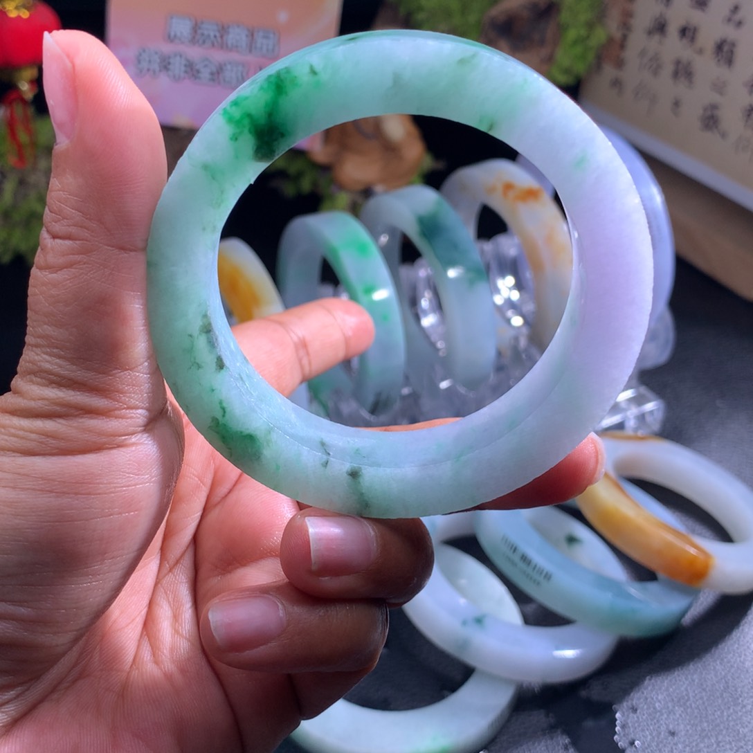 定制翡翠翡翠手镯未镶嵌