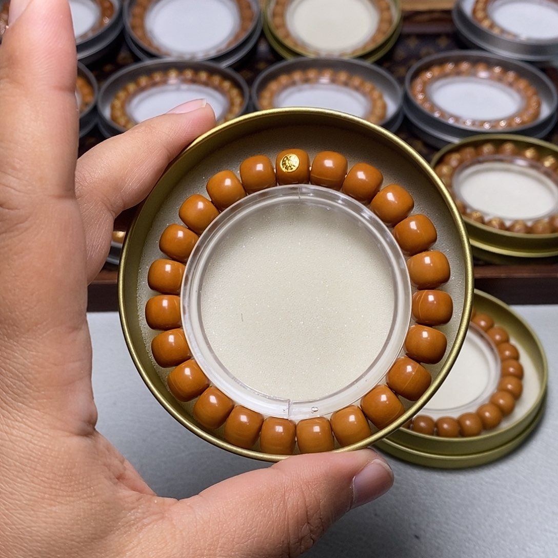 猴头核桃手串58号18k道珠小老型10+左右