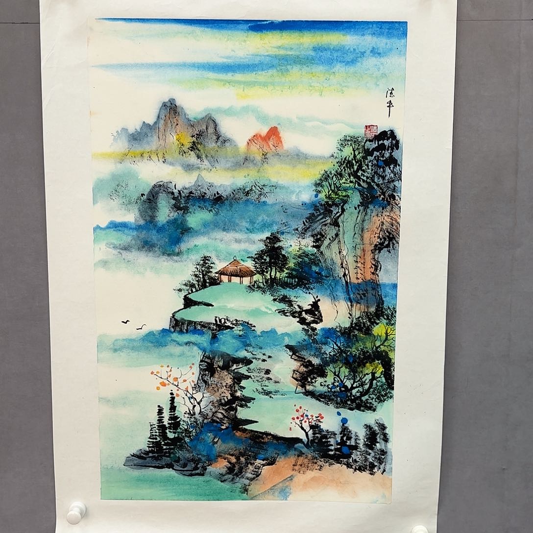 国画亲笔手绘原创