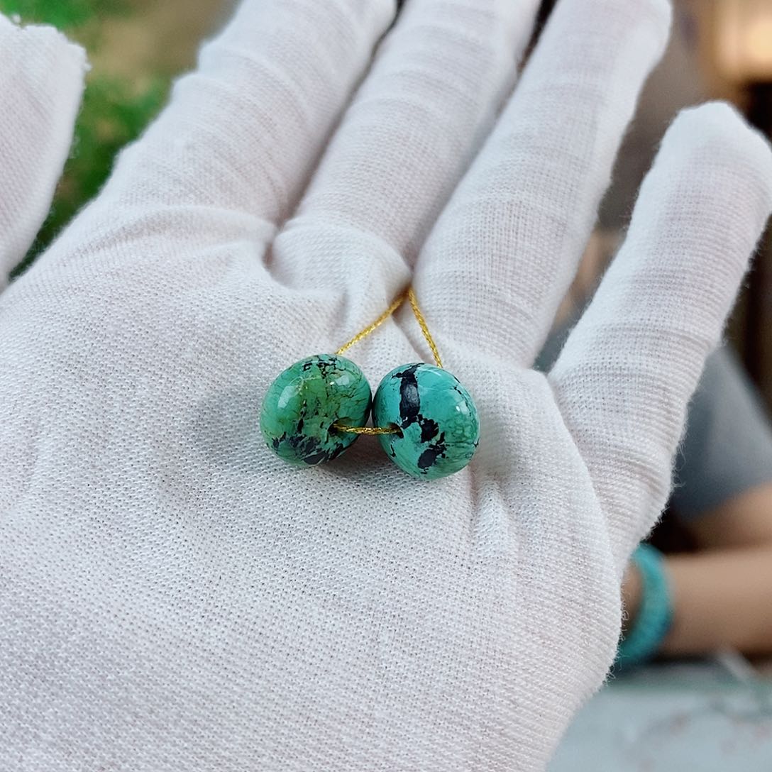 未镶嵌绿松石珠宝奇石