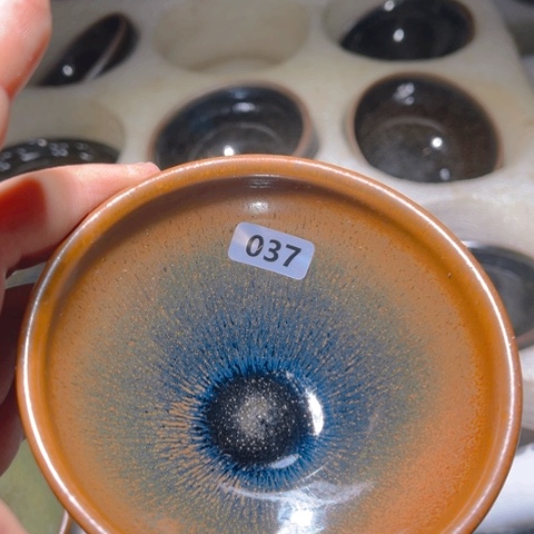 茶盏原矿原釉柴烧建盏