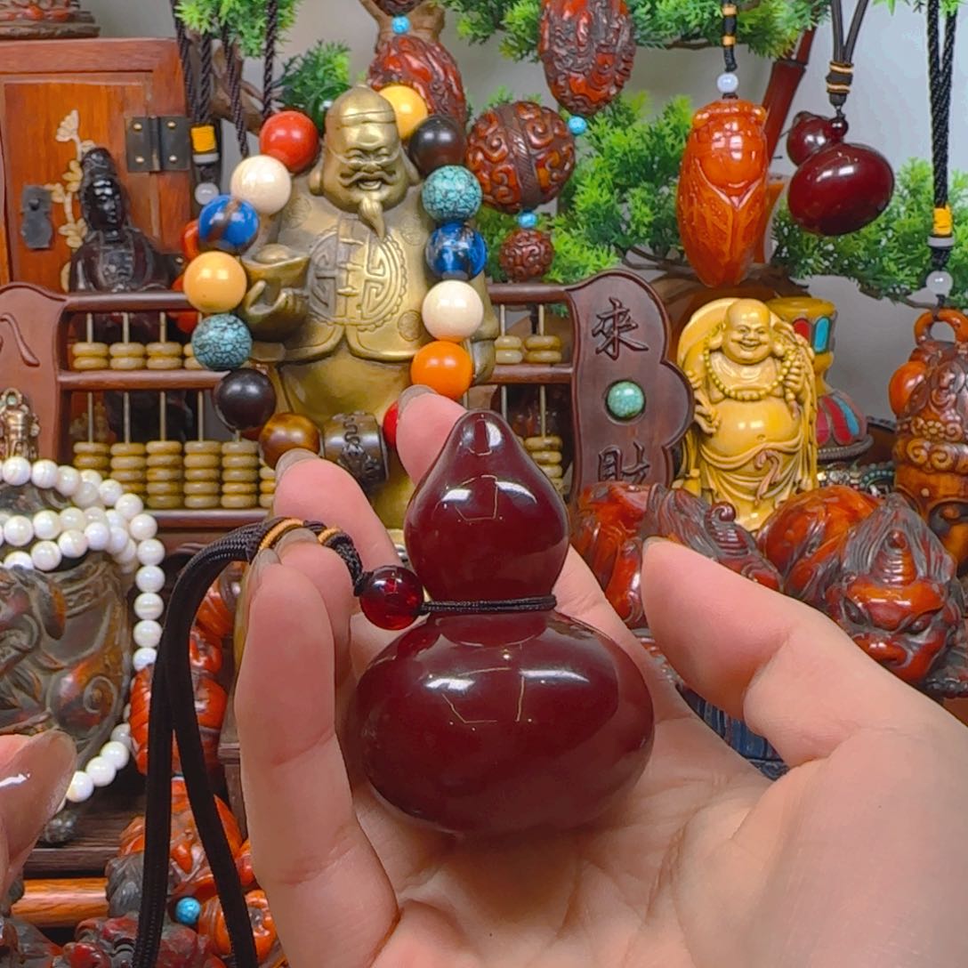 蜜蜡裸石未镶嵌手把