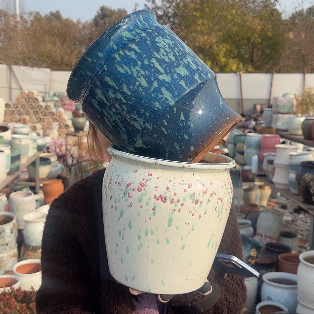 蓝雪花➕白彩组合两个